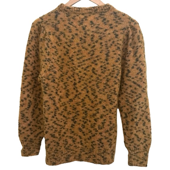 LEON & HARPER Leopard Mohair and Merino Matte Sweater - Picture 5 of 11